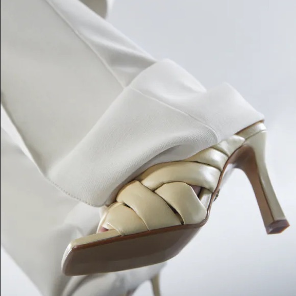 Zara quilted braided leather heel - Picture 2 of 6